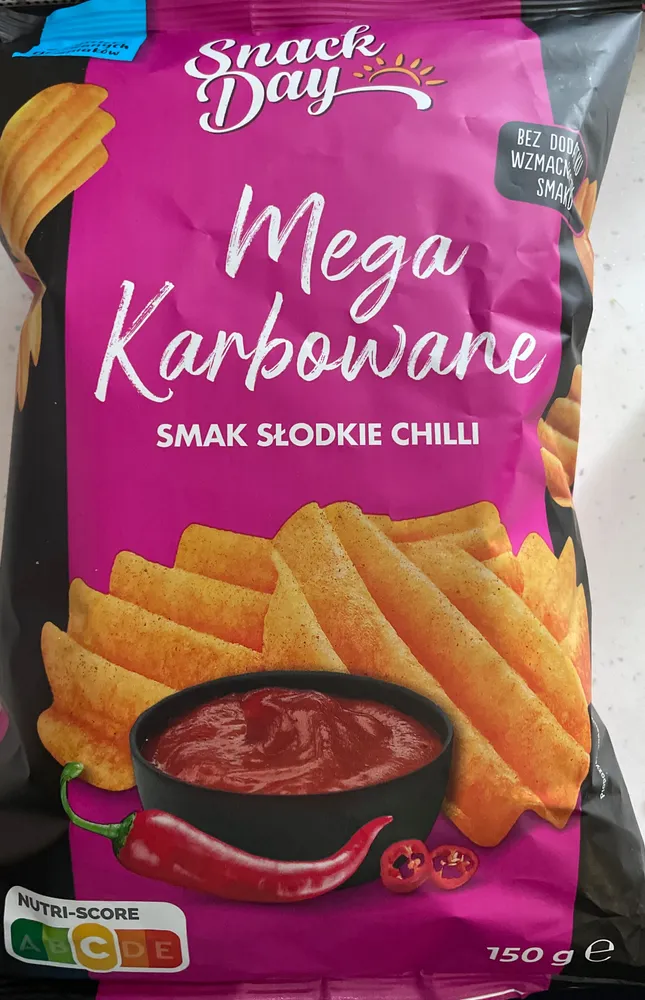 Mega karbowane smak słodkie chilli