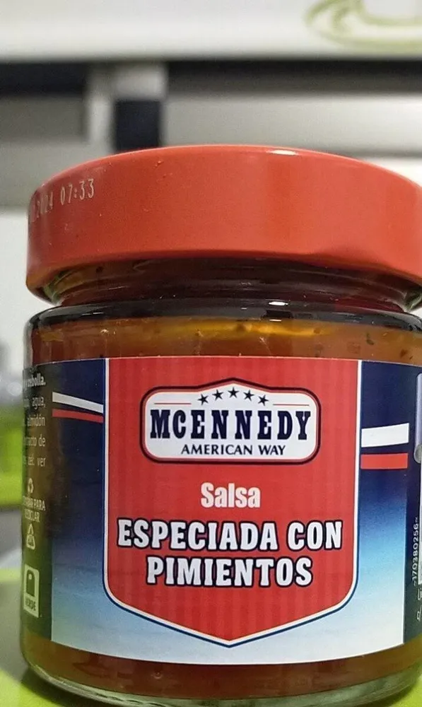 Salsa especiada con pimientos