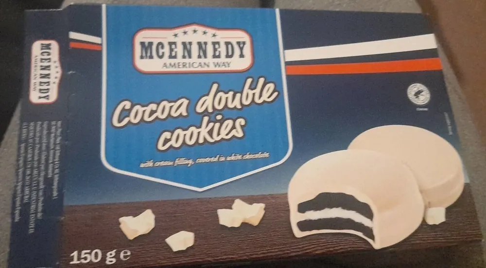Cocoa double cookies