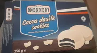 Cocoa double cookies
