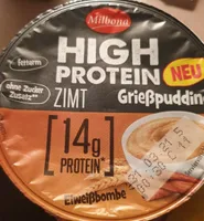 High-Protein-Grießpudding - Zimt