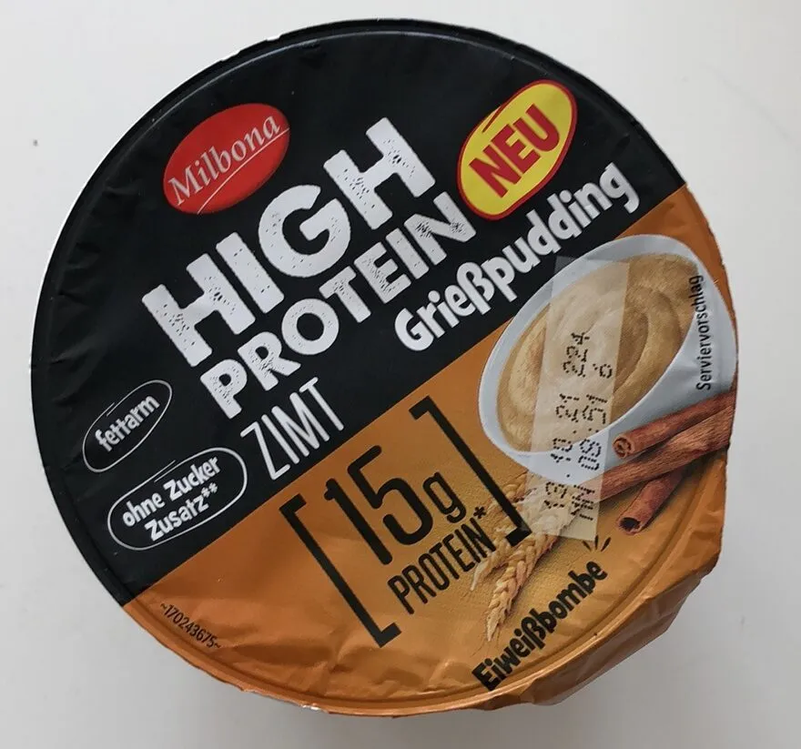 High Protein Grießpudding Zimt