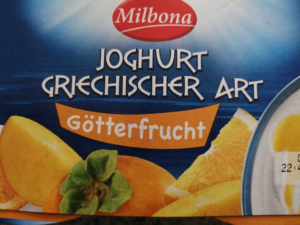 Joghurt Götterfrucht Griechischer Art