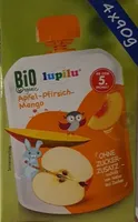 Apfel-Pfirsich-Mango Quetschbeutel