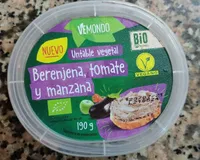 Untable Vegetal. Berenjena, tomate y manzana