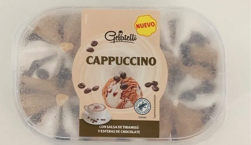 Helado cappuccino