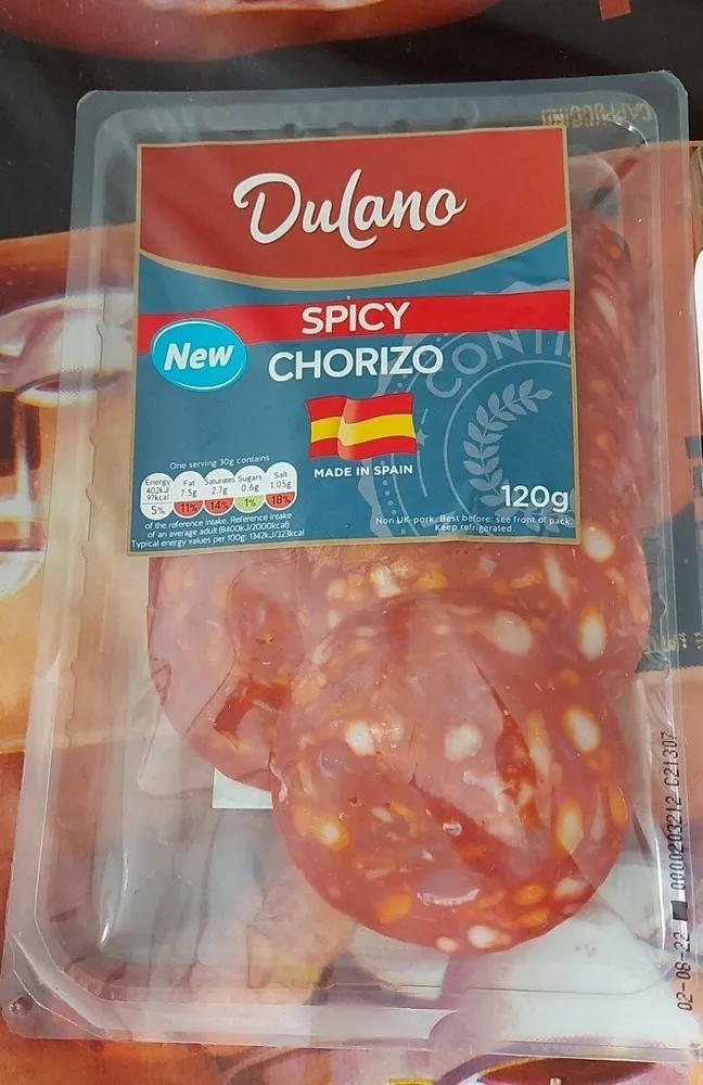 Spicy chorizo