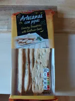 Artesanas con pipas, Crunchy Breadsticks with Sunflower Seeds