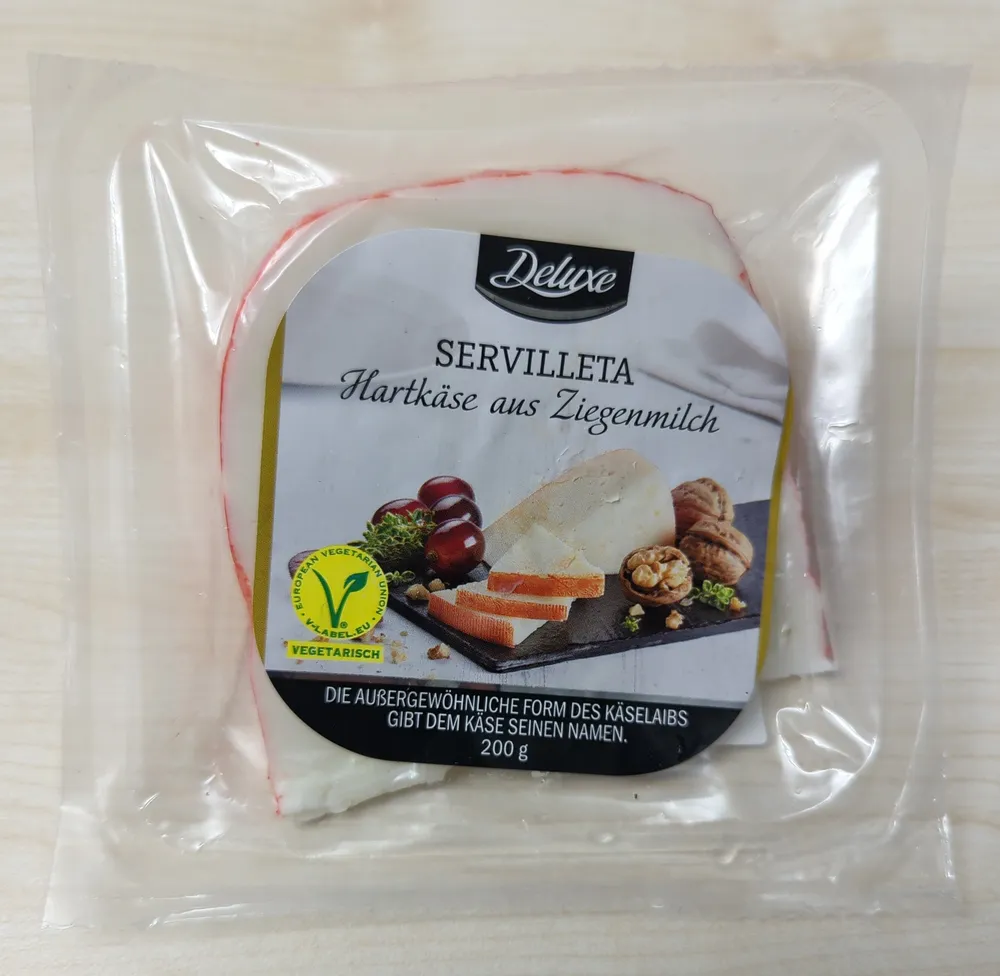 Hartkäse aus Ziegenmilch