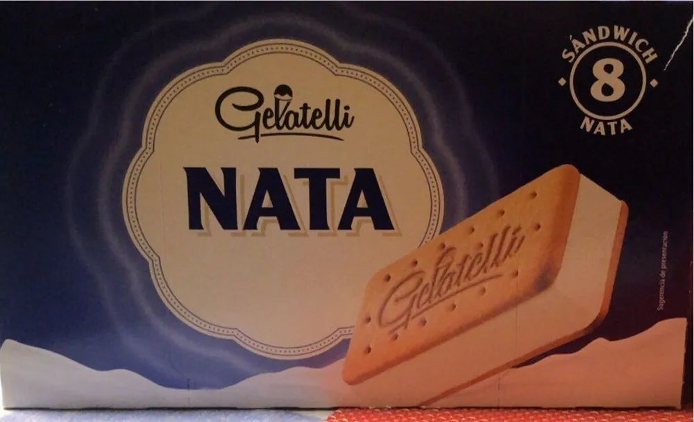 Sándwich Nata (helado)