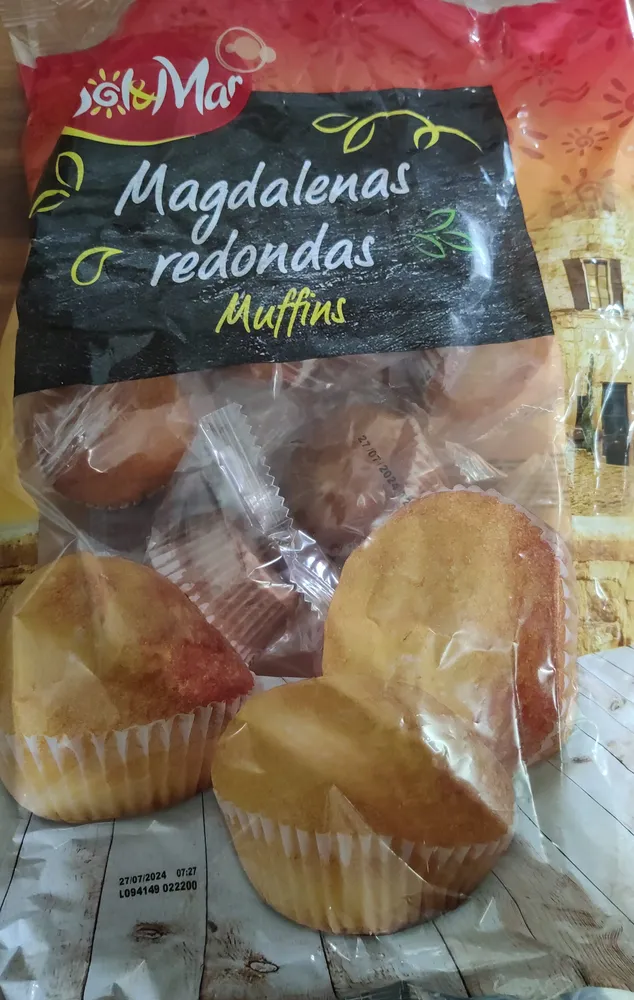 Magdalenas redondas