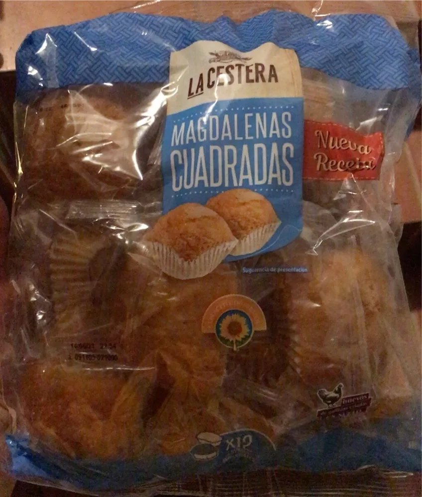 Magdalenas cuadradas
