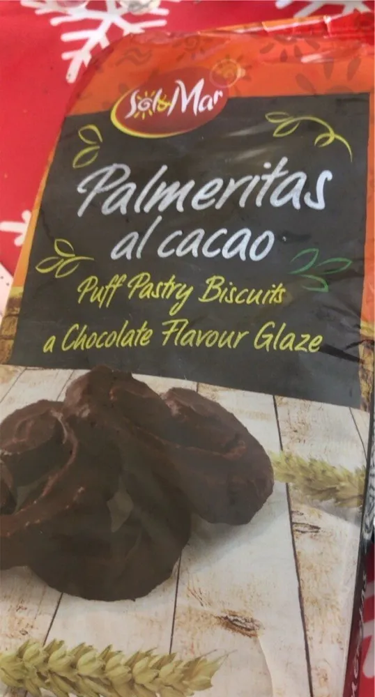 Palmeritas al cacao