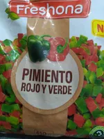 Pimiento rojo y verde