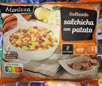 Salteado salchicha con patata