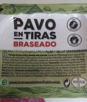 Pavo en tiras Braseado