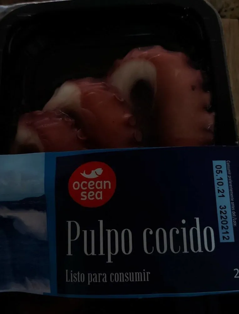 Pulpo cocido