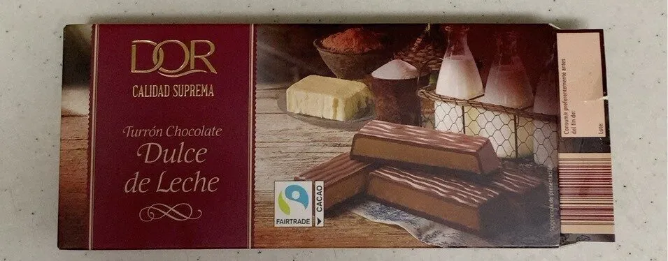 Turrón chocolate Dulce de Leche