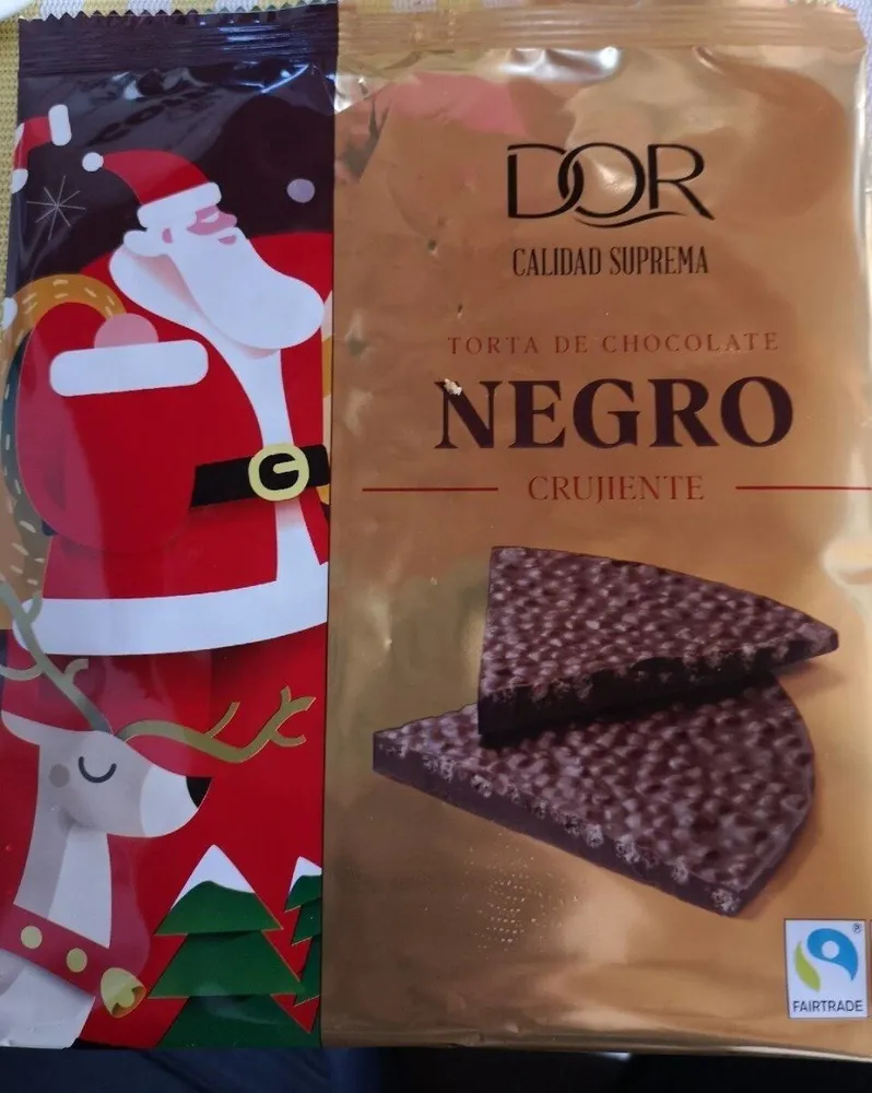 Torta de chocolate negro crujiente