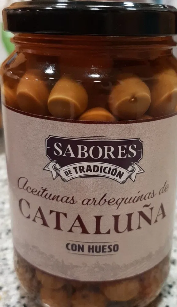 Aceitunas arbequinas de Cataluña con hueso