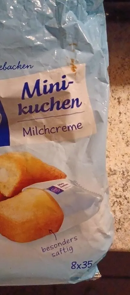 Mini-kuchen Milchcreme