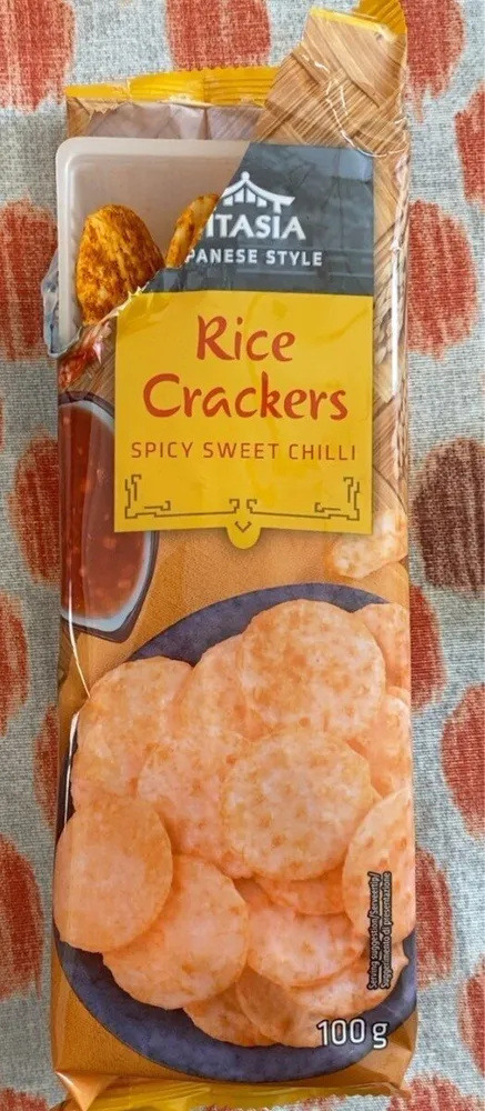 Vitasia rice cracker: spicy sweet chili flavour