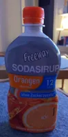 Freeway Sodasirup Orangen ohne Zuckerzusatz