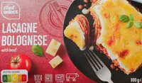 lasagne bolognese with beef