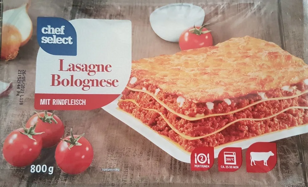 Lasagne Bolognese mit Rindfleisch