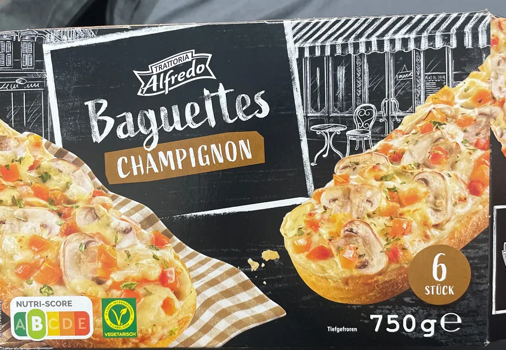 Baguettes Mushrooms