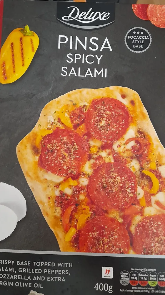 pinsa spicy salami
