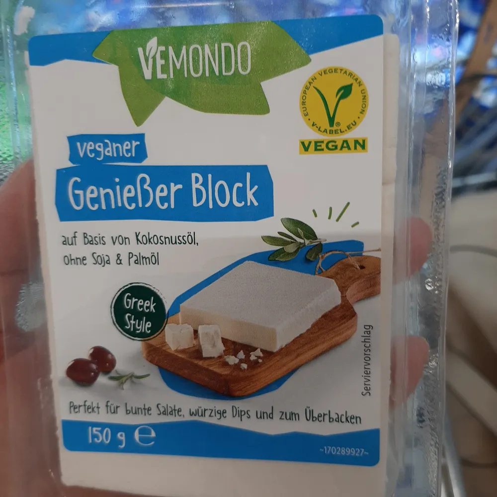 Veganer Genießer Block Greek Style