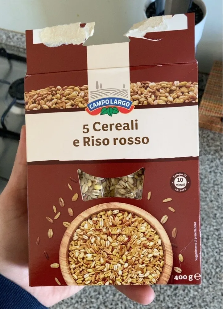 5 cereali e riso rosso
