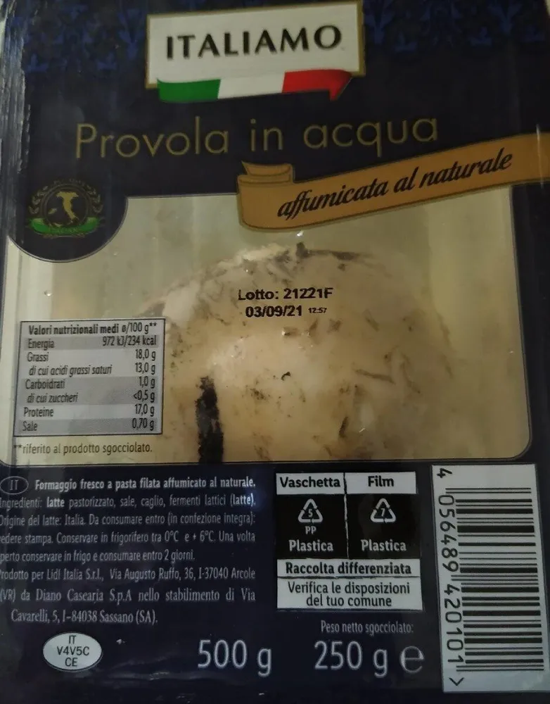 Provola in acqua
