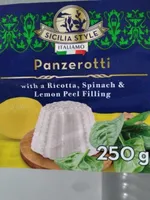 Panzerotti ricotta épinard citron