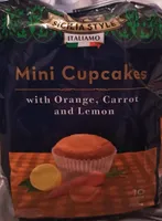 Mini Cupcakes with Orange, Carrot and Lemon