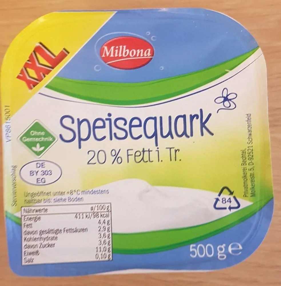 Speisequark 20% Fett