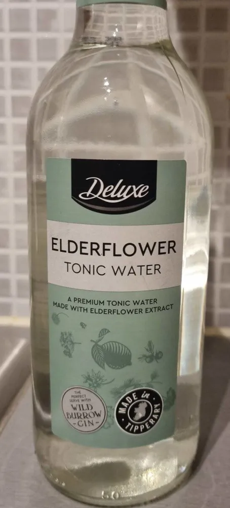 Elderflower tonic water