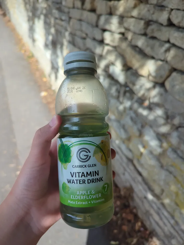 Vitamin water: Apple & Elderflower