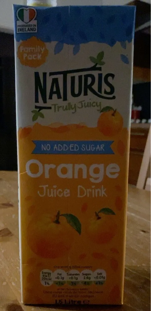 Orange juice drink