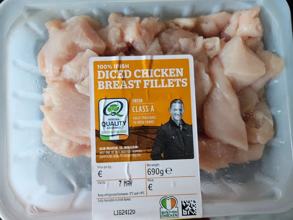 Diced Chicken Breasts