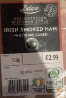 Irish smoked ham