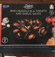 Irish missels in a tomato and garlic sauce