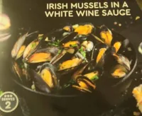 Irish mussels ib a white wine sauce