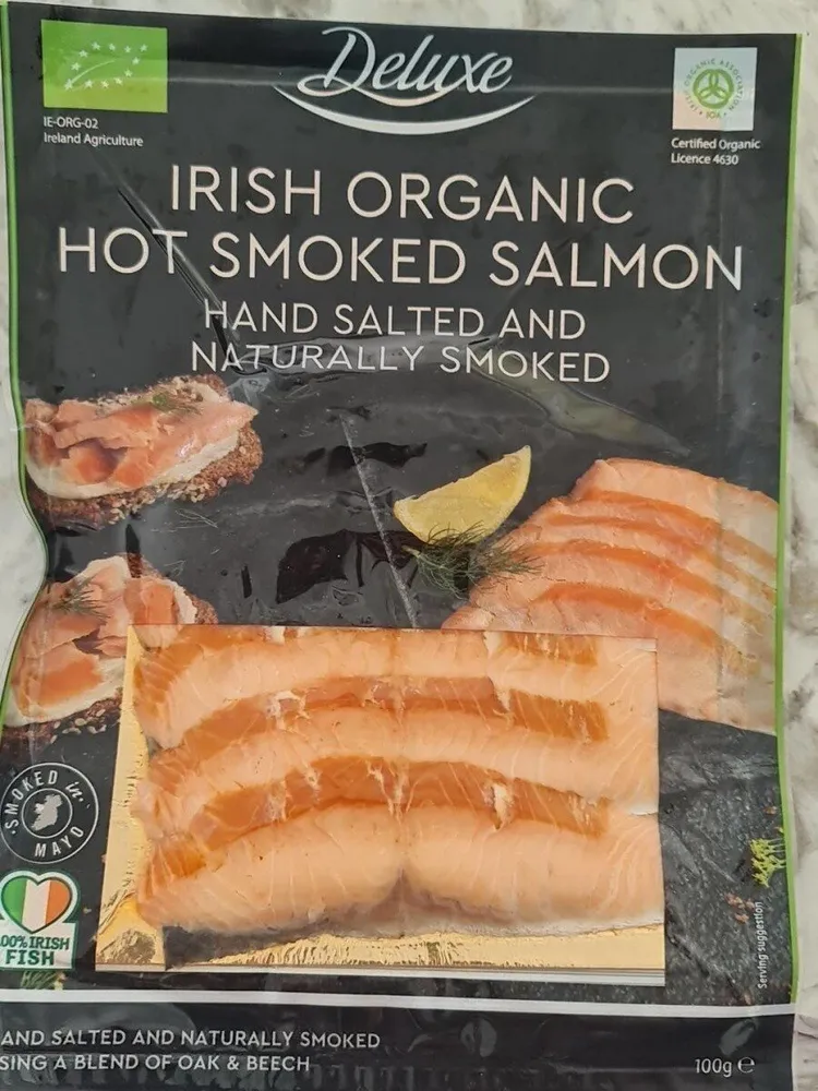 Irish organic hot smoked salmon