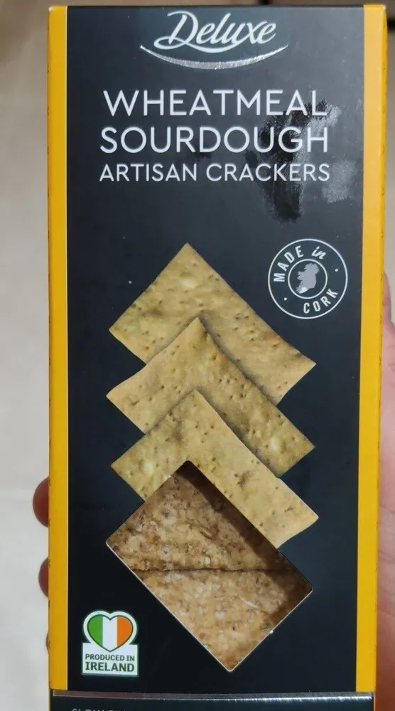 Wheatmeal Sourdough crackers