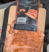 Maple hot smoked salmon