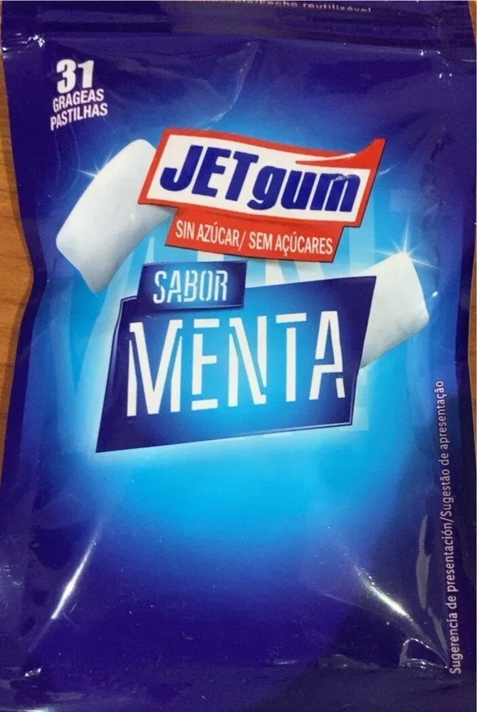Chicle sabor menta