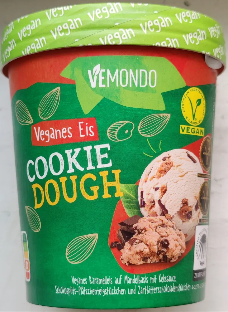 Veganes Eis Cookie Dough