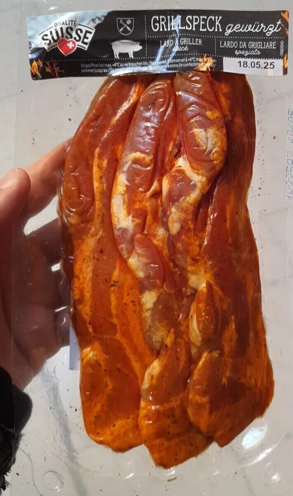 Grillspeck Gewürzt